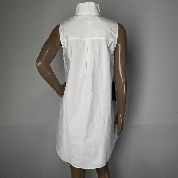 Tuckernuck Charlie Mini Dress • Size XS • White • Sleeveless Button-Down - Picture 7 of 10